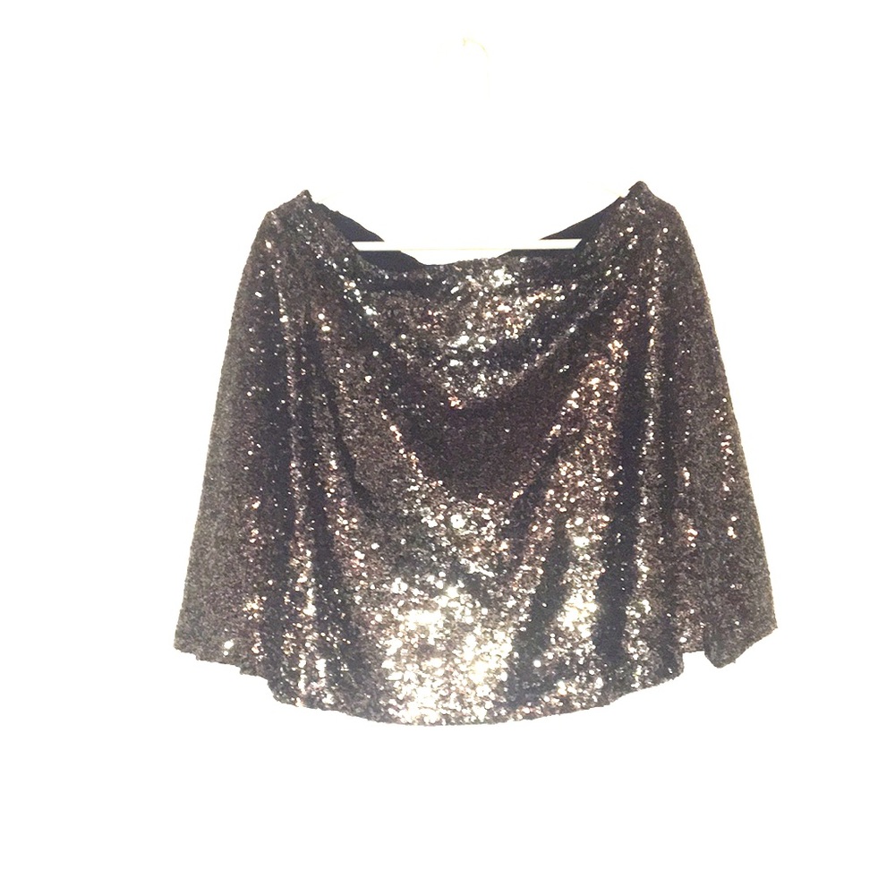 Gold Sequence Skirt